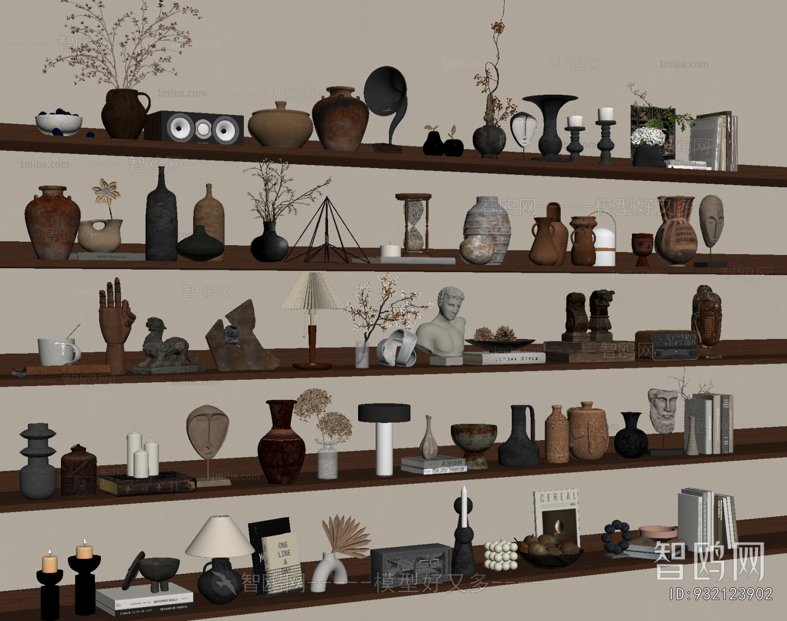 Wabi-sabi Style Decorative Set