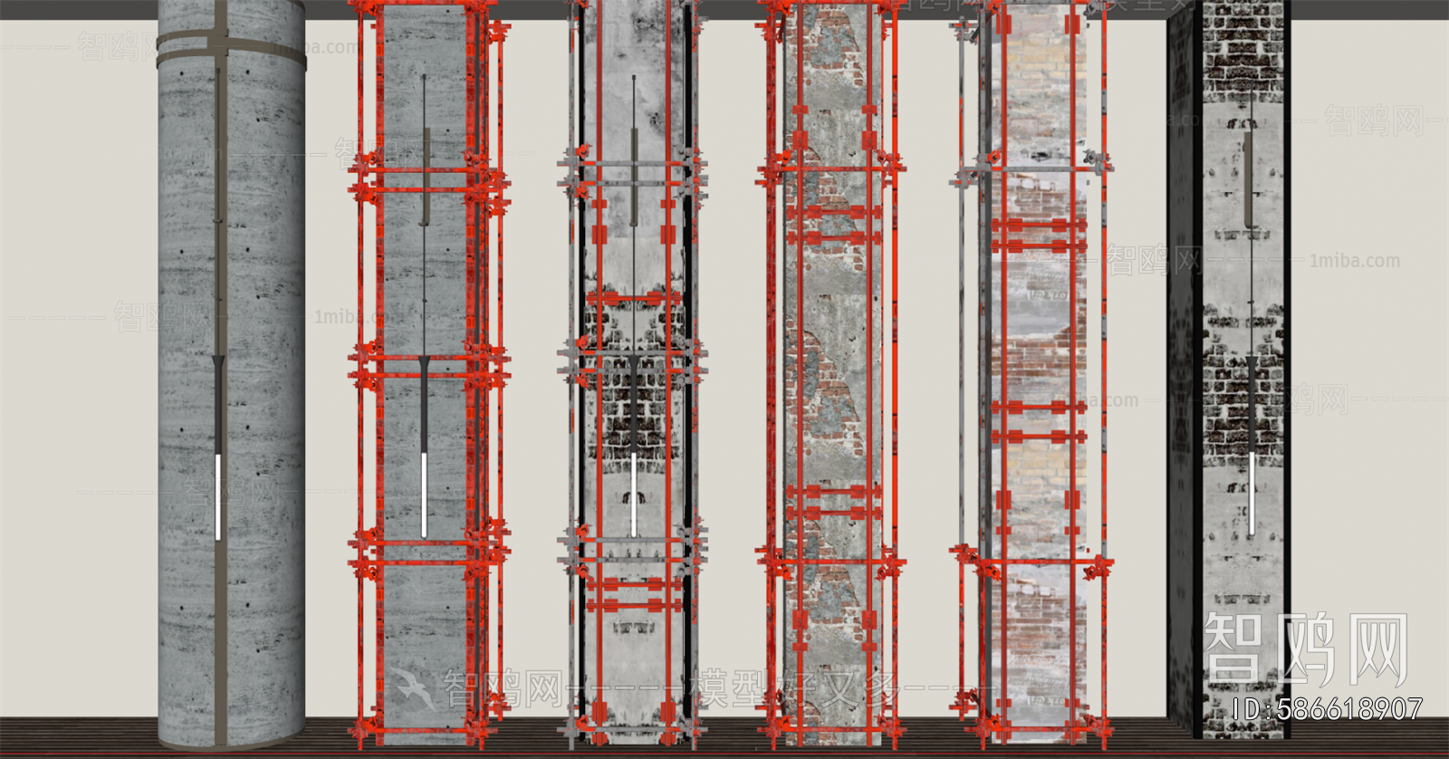 Industrial Style Column