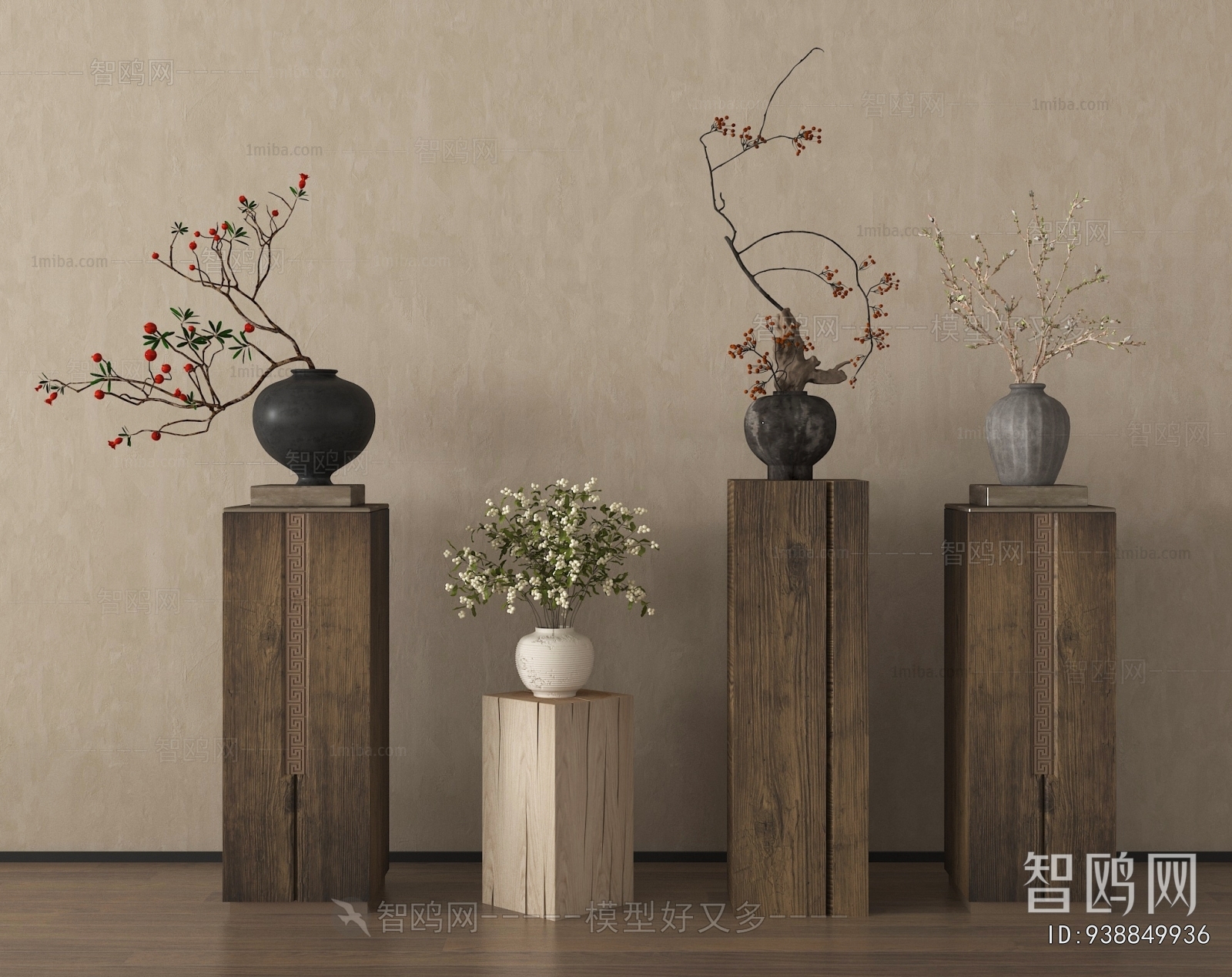 Wabi-sabi Style Dried Branch