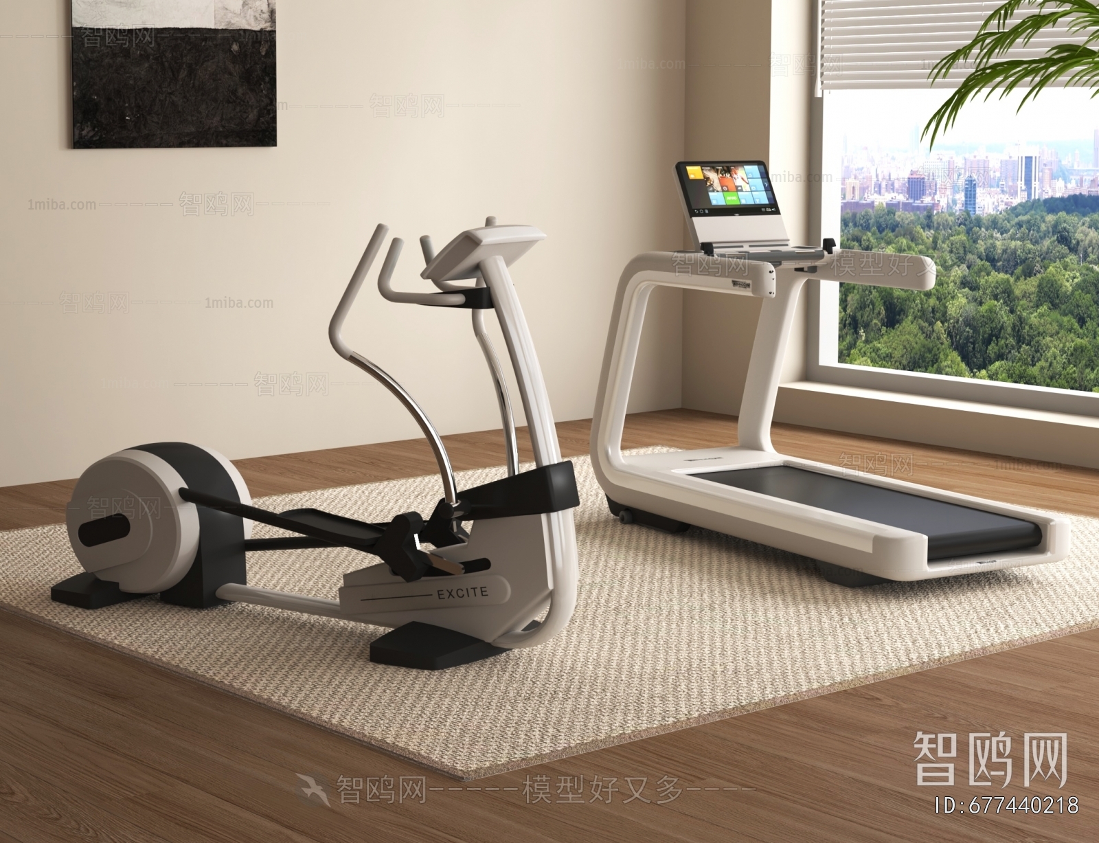 Modern Fitness Equipment