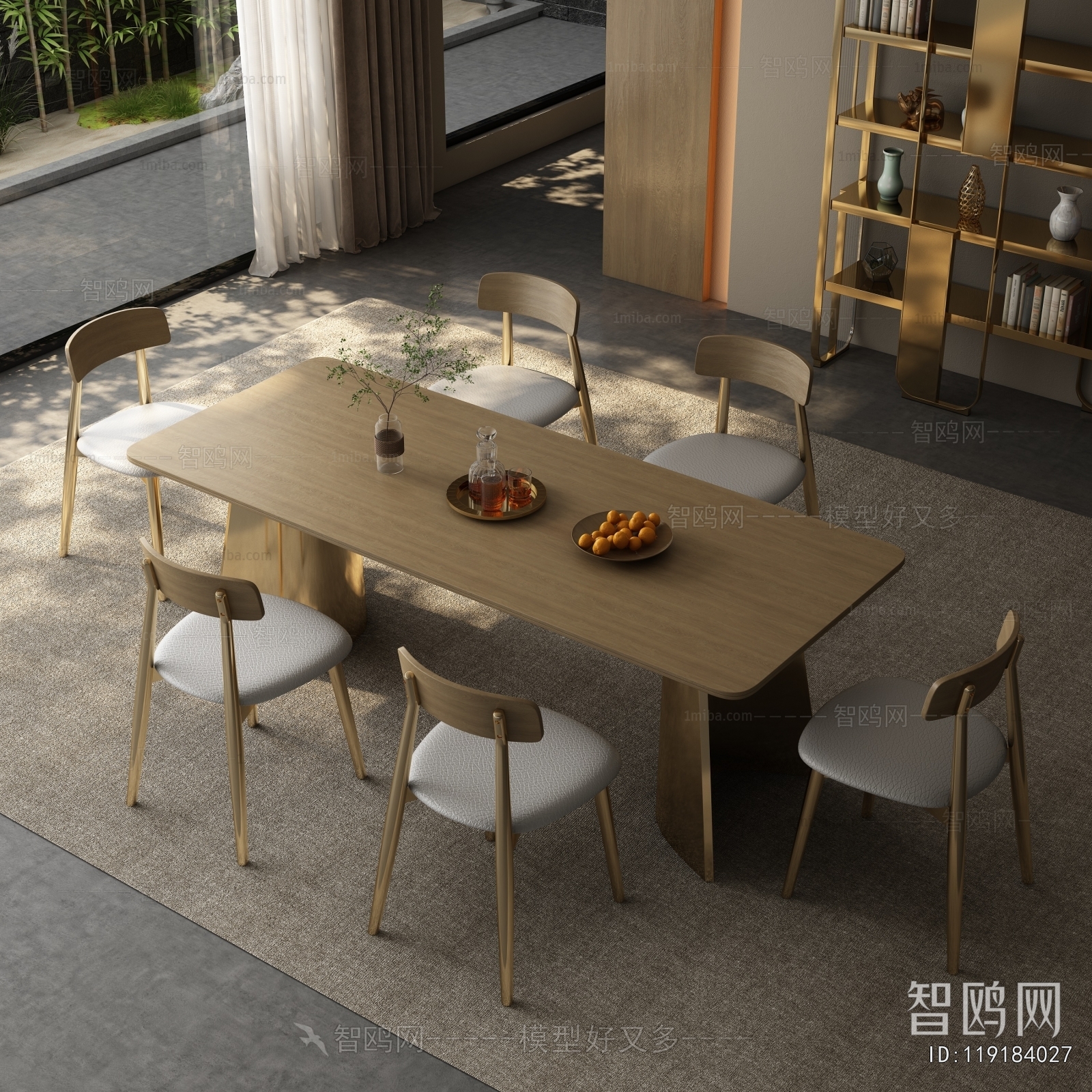 New Chinese Style Dining Table And Chairs