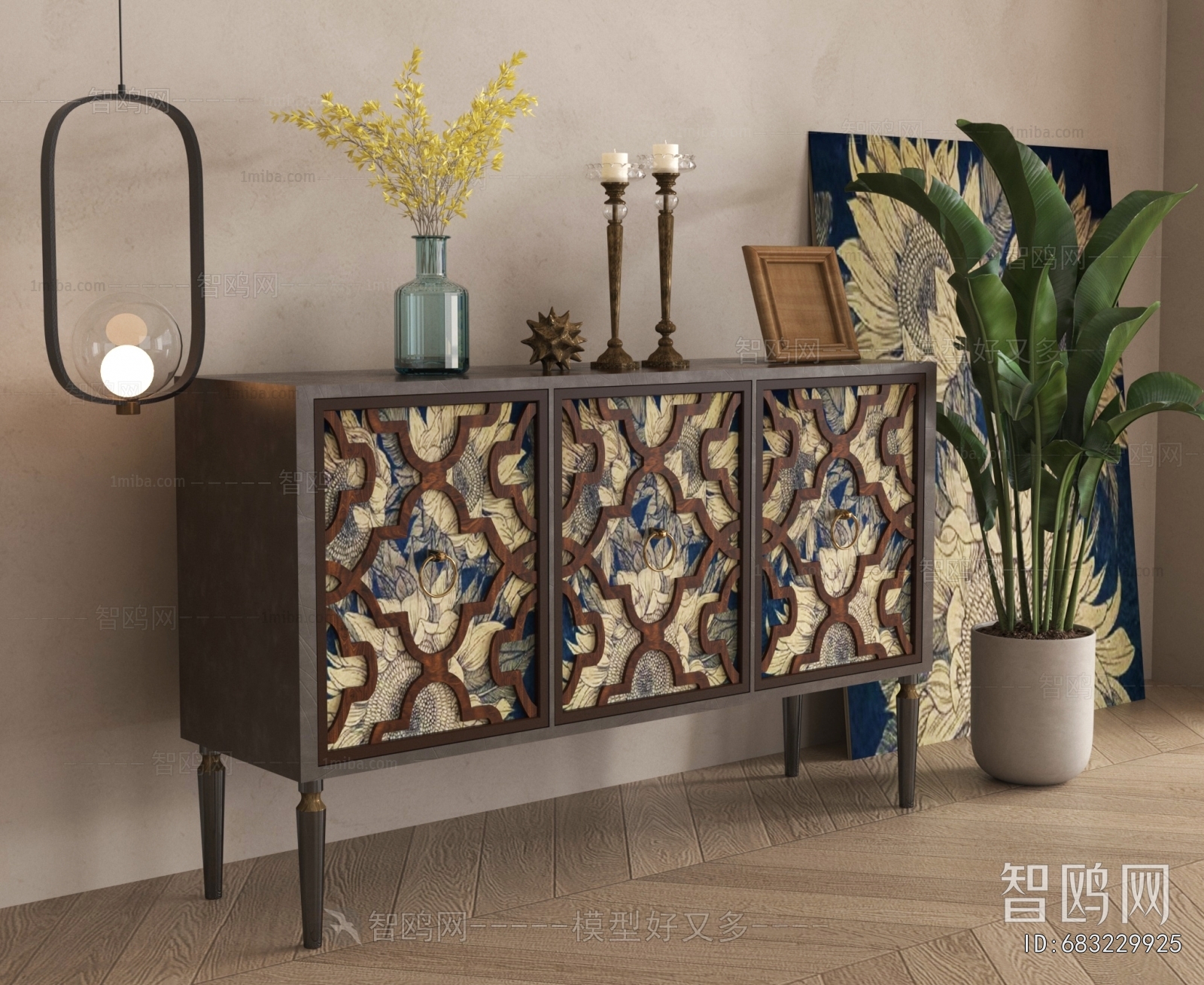 American Style Entrance Cabinet