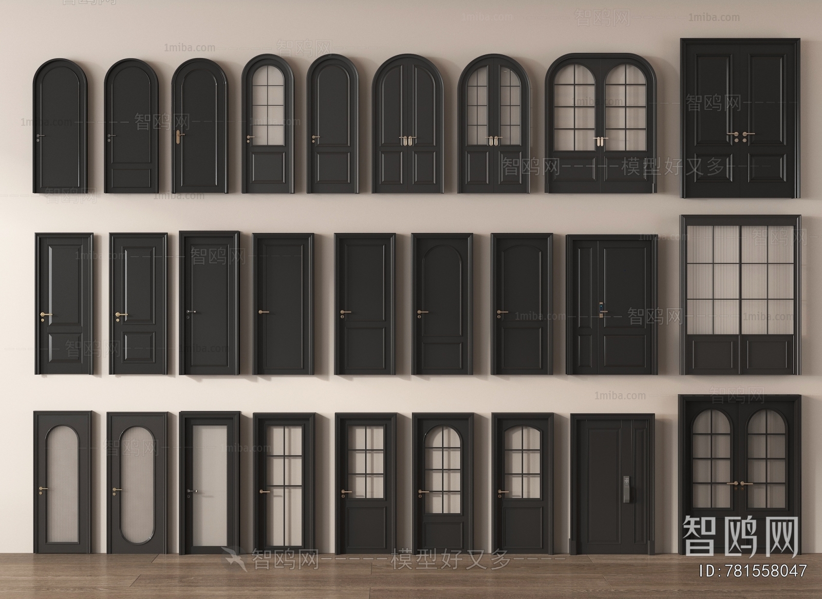 French Style Single Door