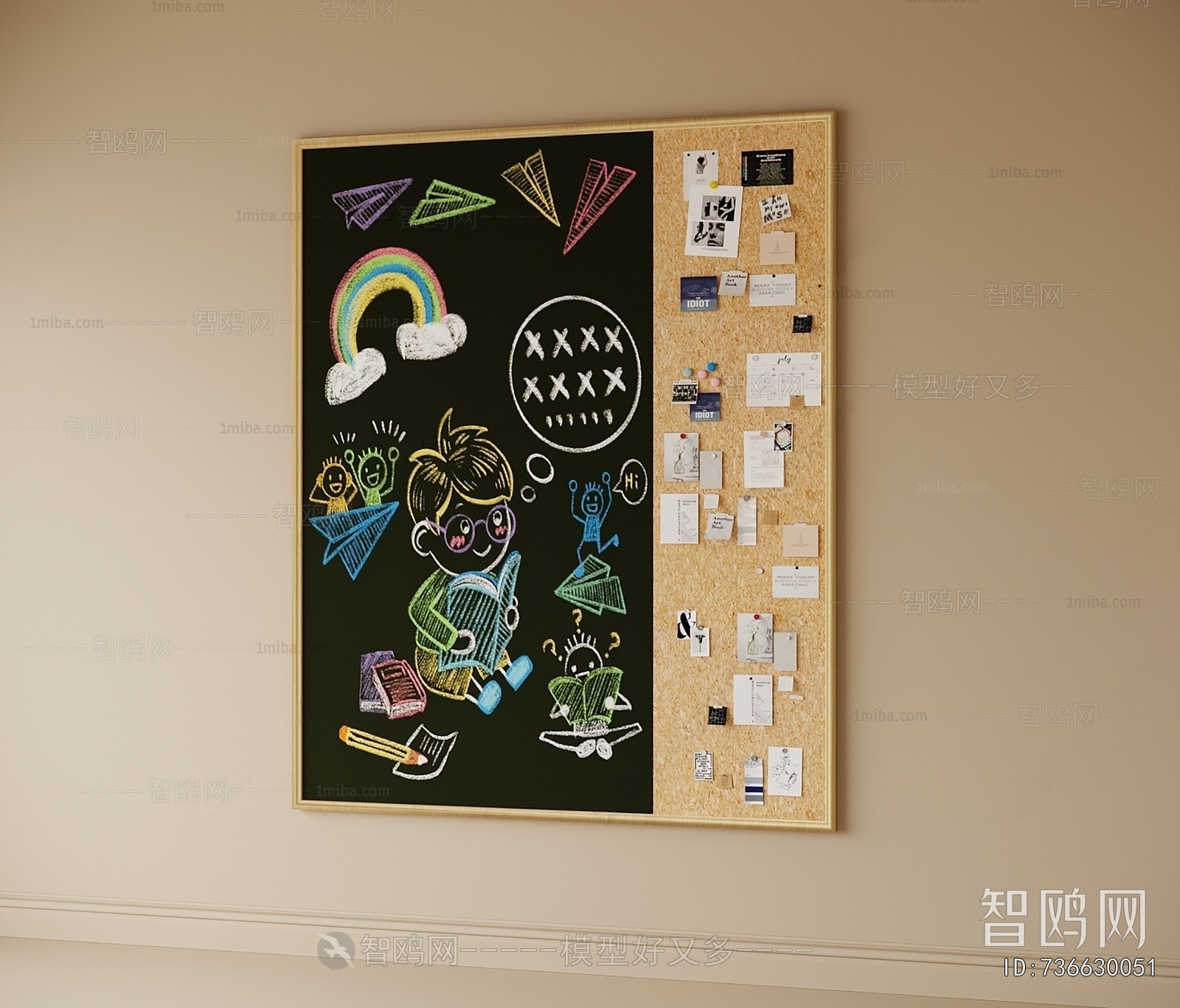 Modern Blackboard/whiteboard