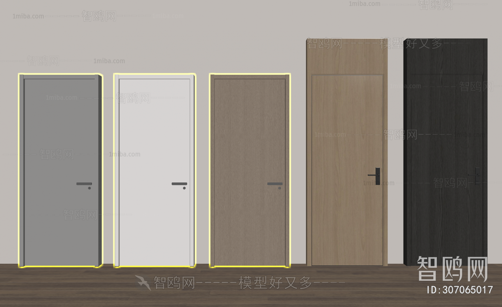 Modern Single Door