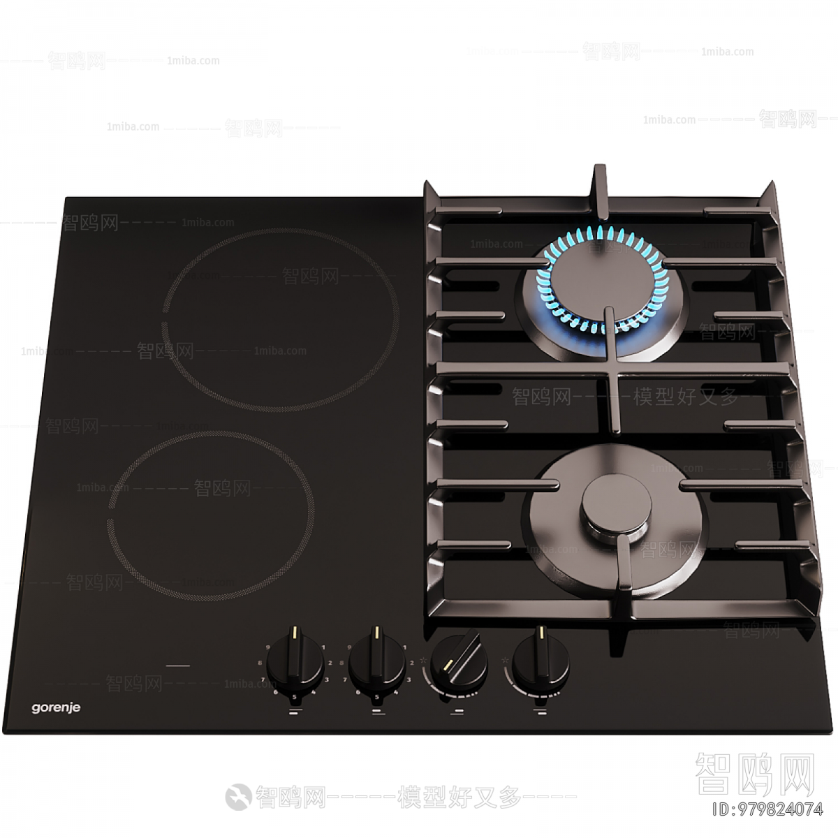 Modern Kitchen Electric Gas Range