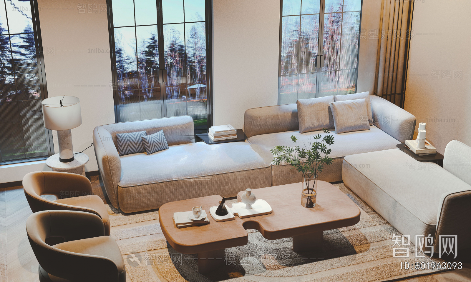 French Style Sofa Combination