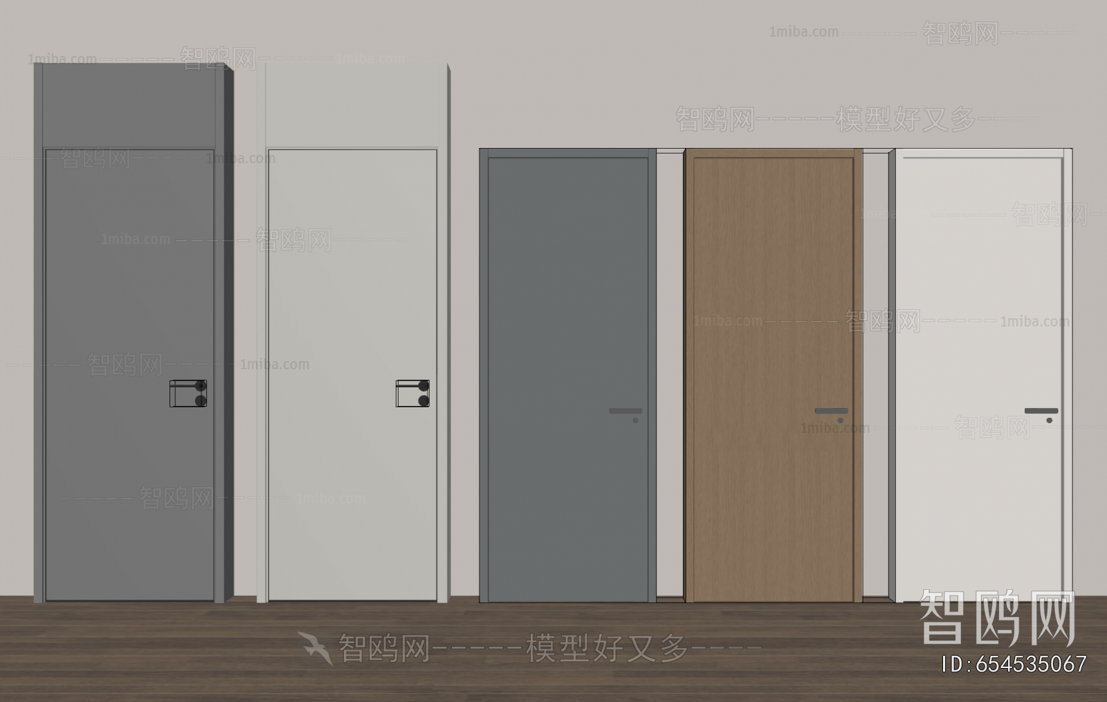 Modern Single Door