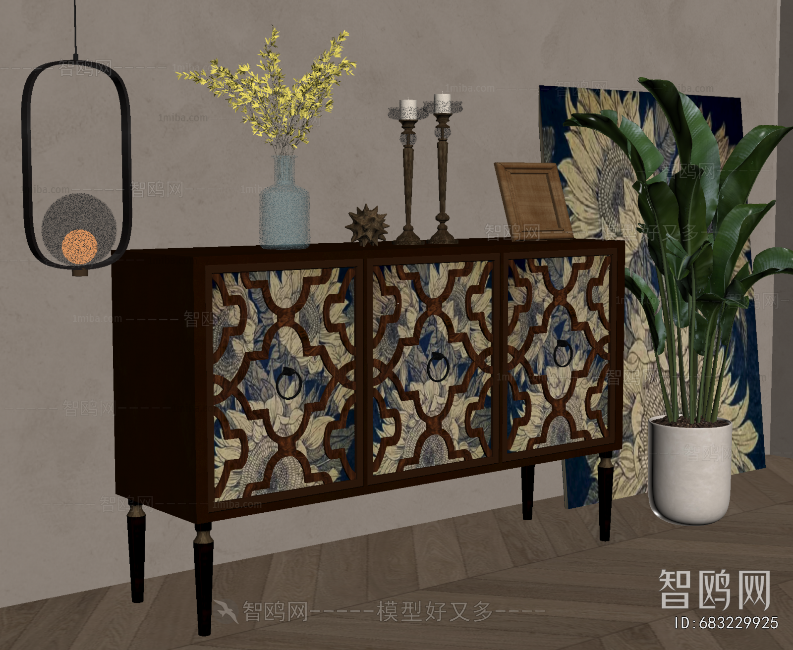 American Style Entrance Cabinet