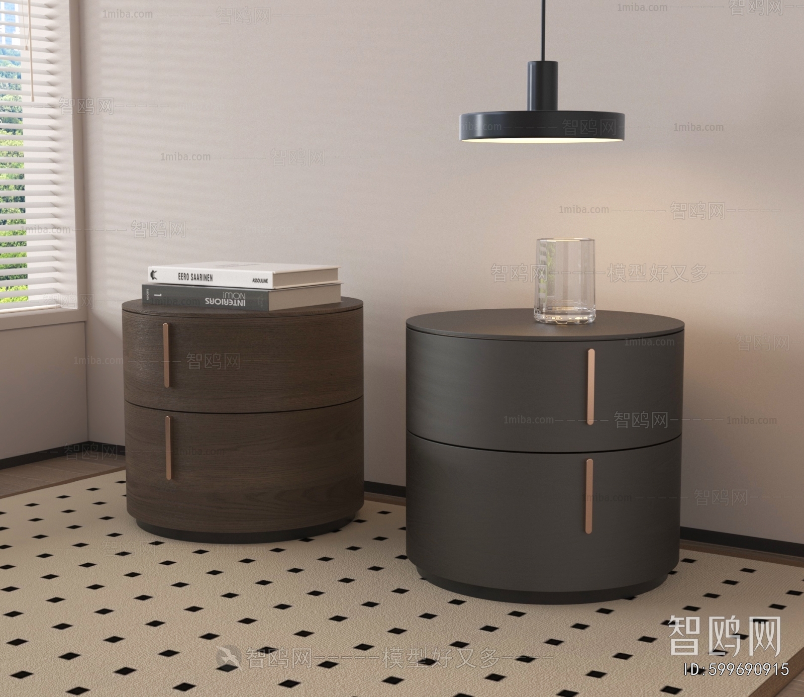 Modern Bedside Cupboard