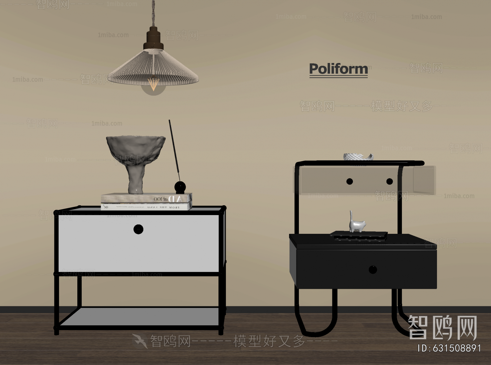 Modern Bedside Cupboard