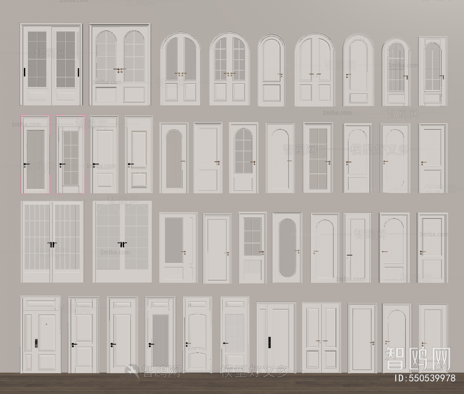 French Style Single Door