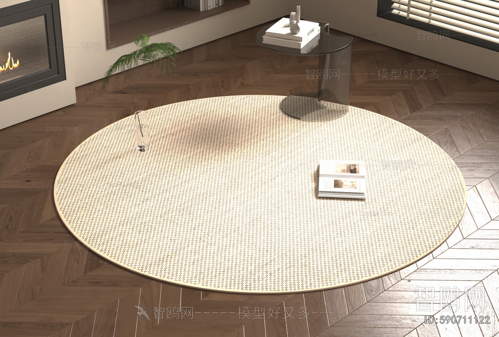 Modern Circular Carpet