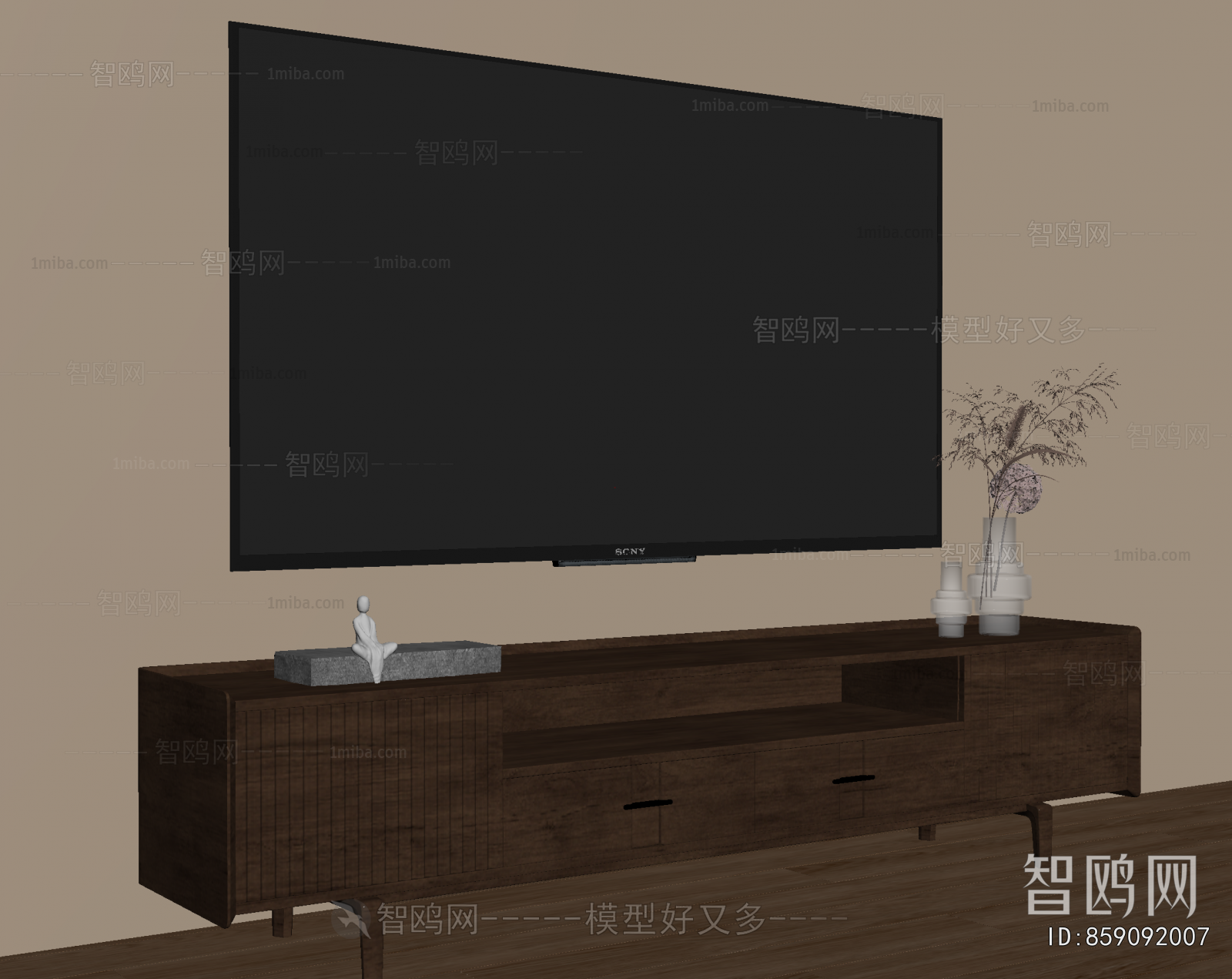 New Chinese Style TV Cabinet