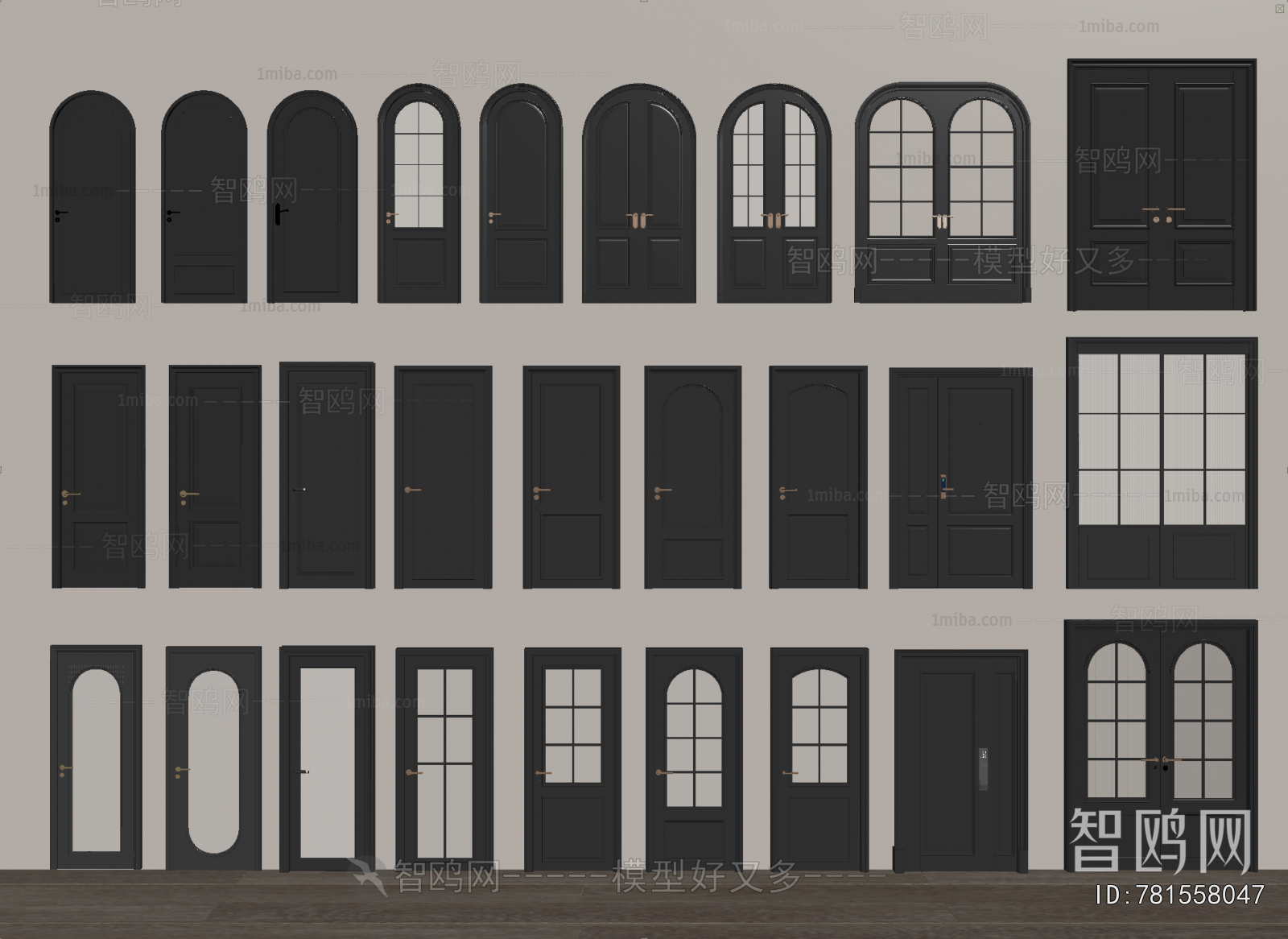 French Style Single Door