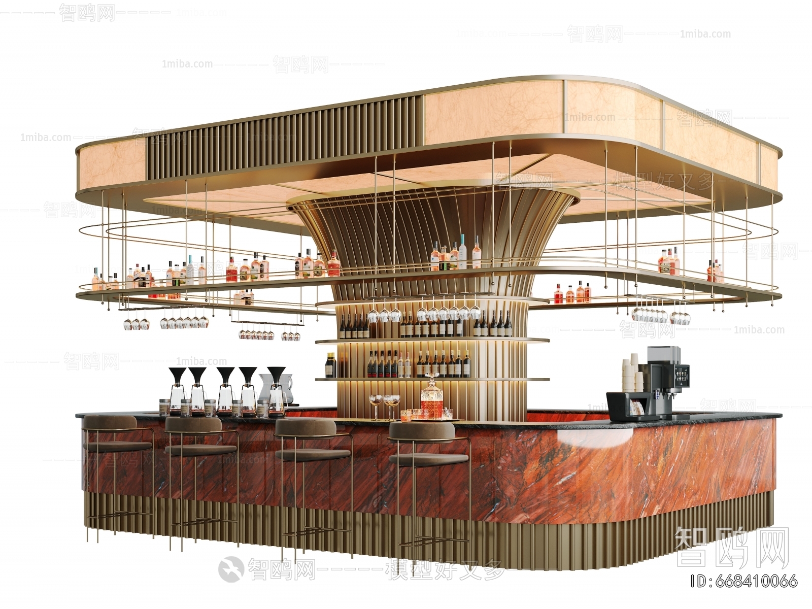 Modern Counter Bar
