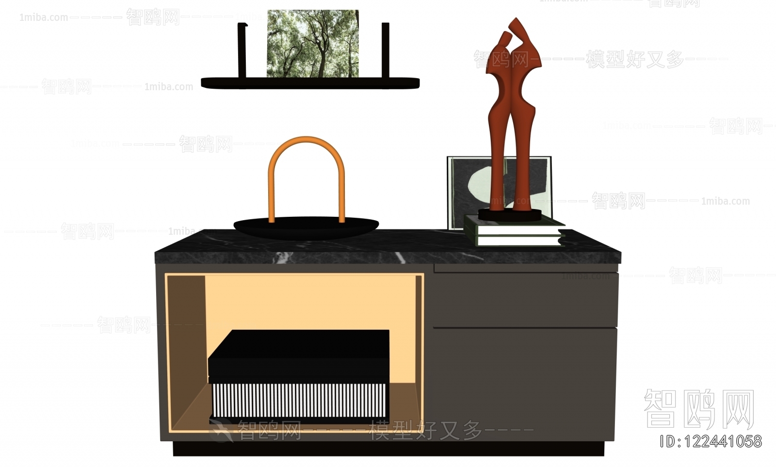 Modern Bedside Cupboard