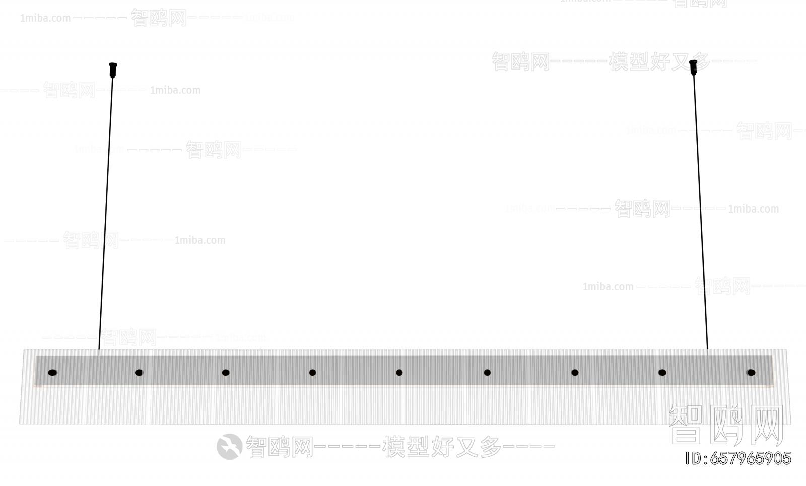 Modern Long Chandelier