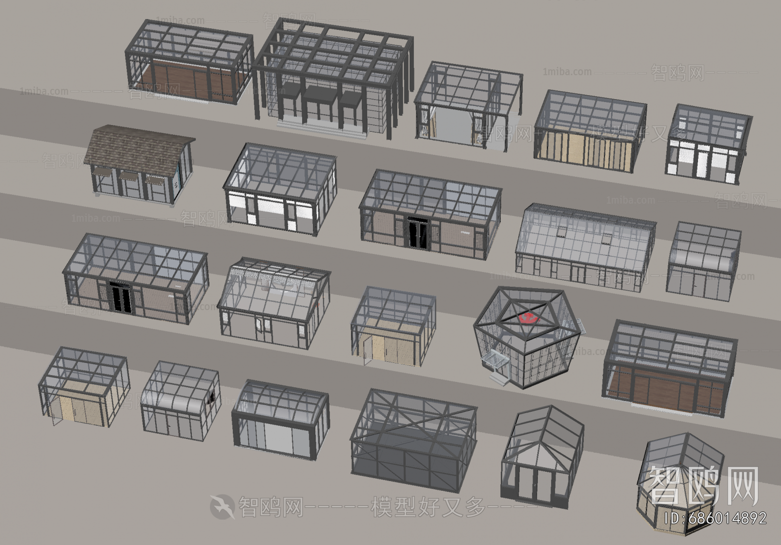 Modern Glass Sunshine Room