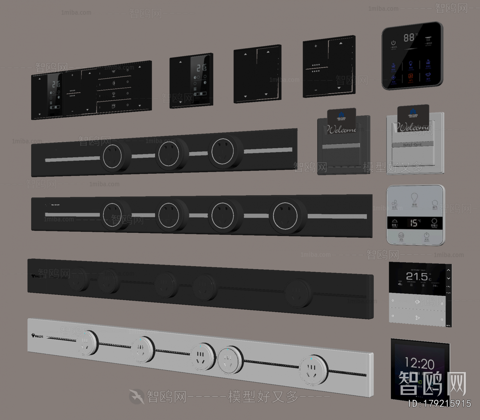 Modern Switch Socket Panel