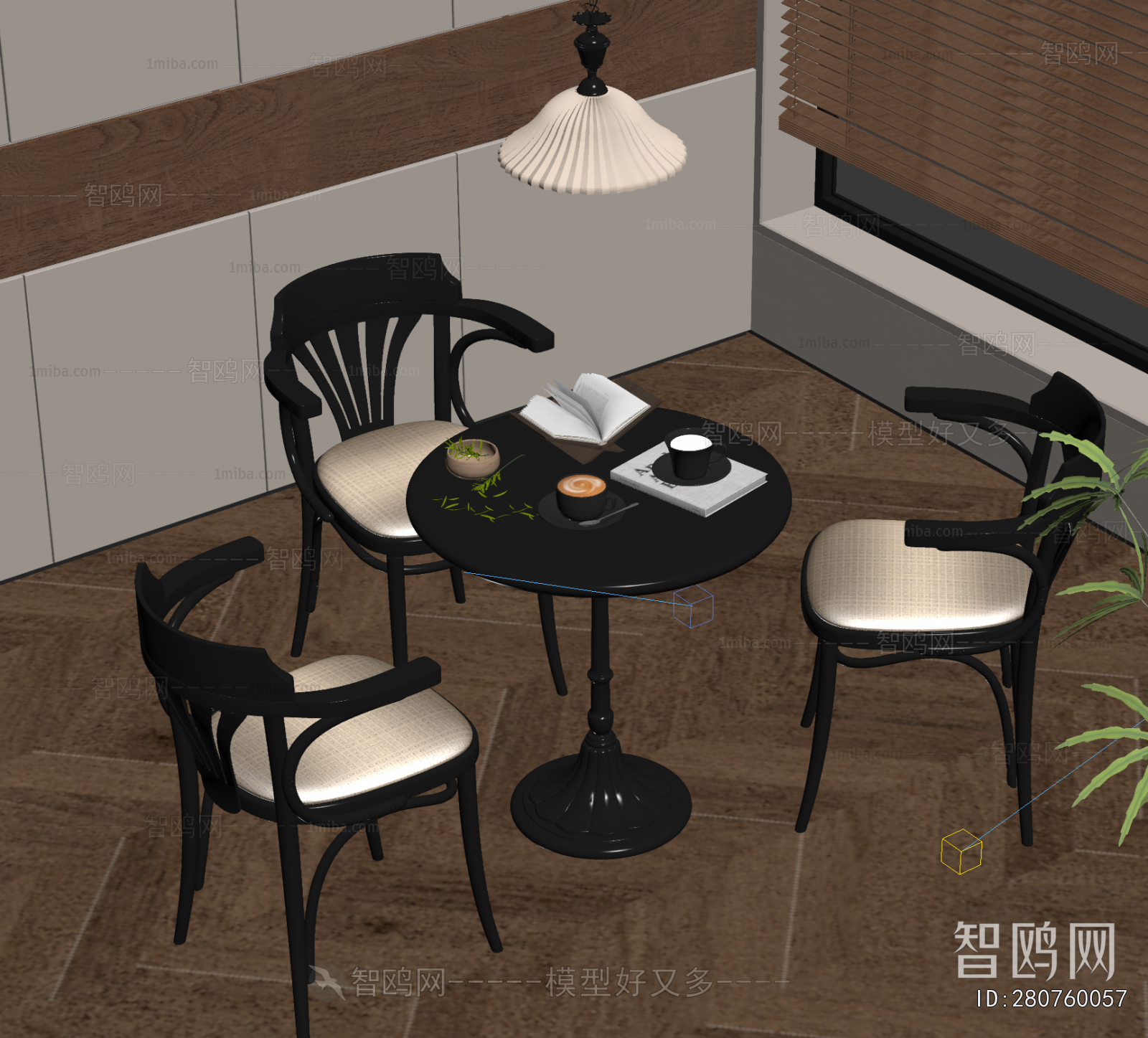 French Style Leisure Table And Chair