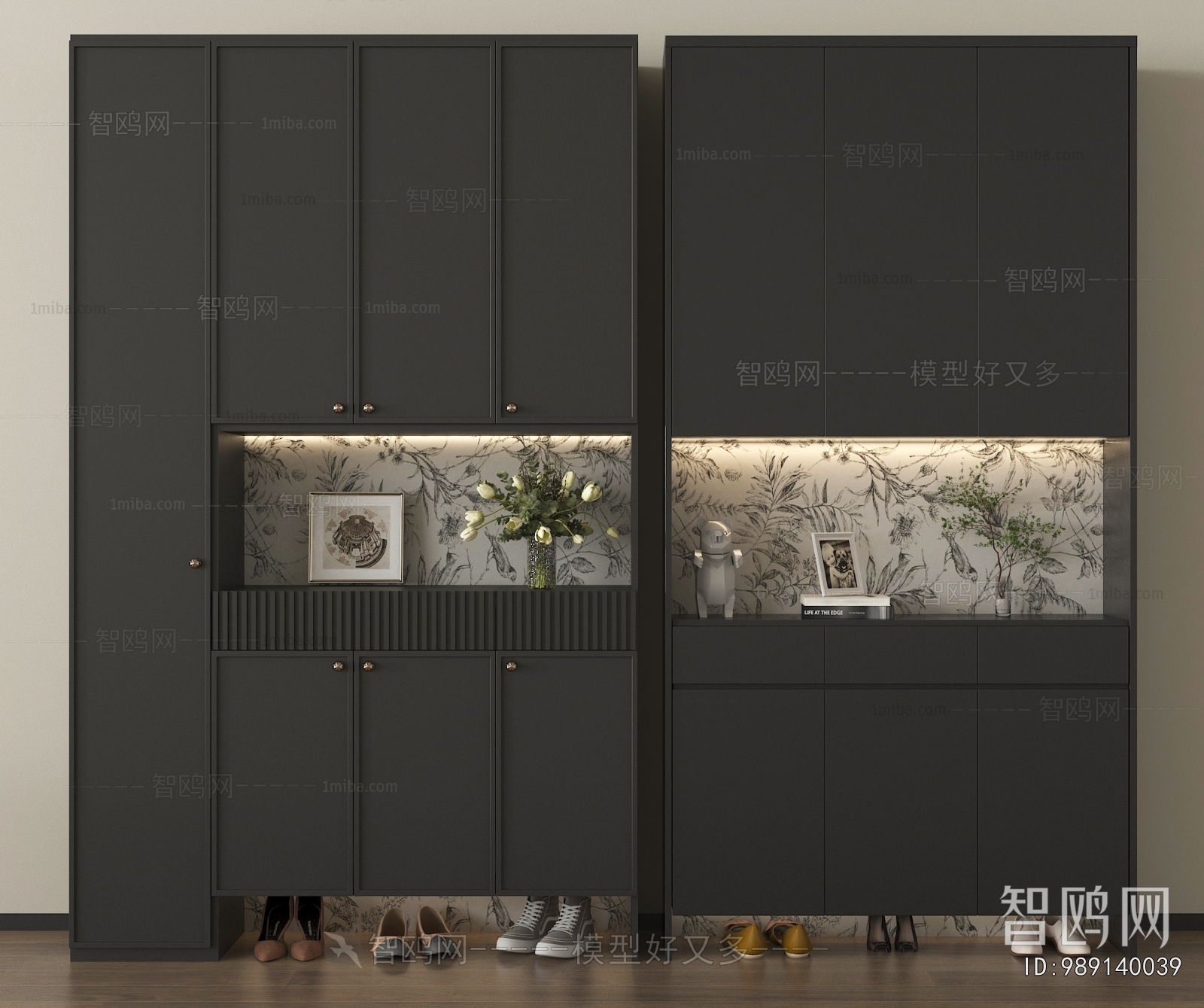 French Style Shoe Cabinet