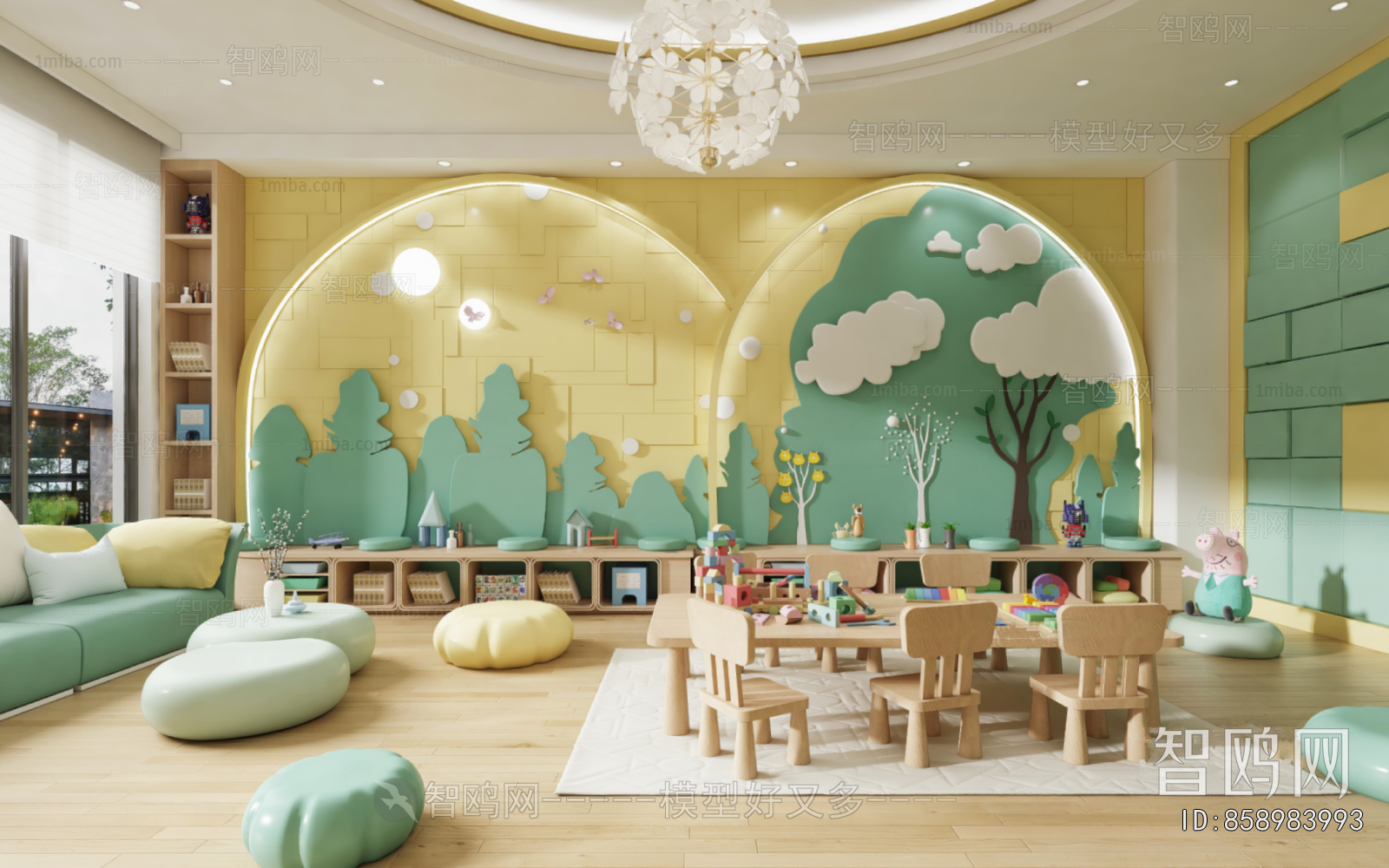 Modern Children's Playroom