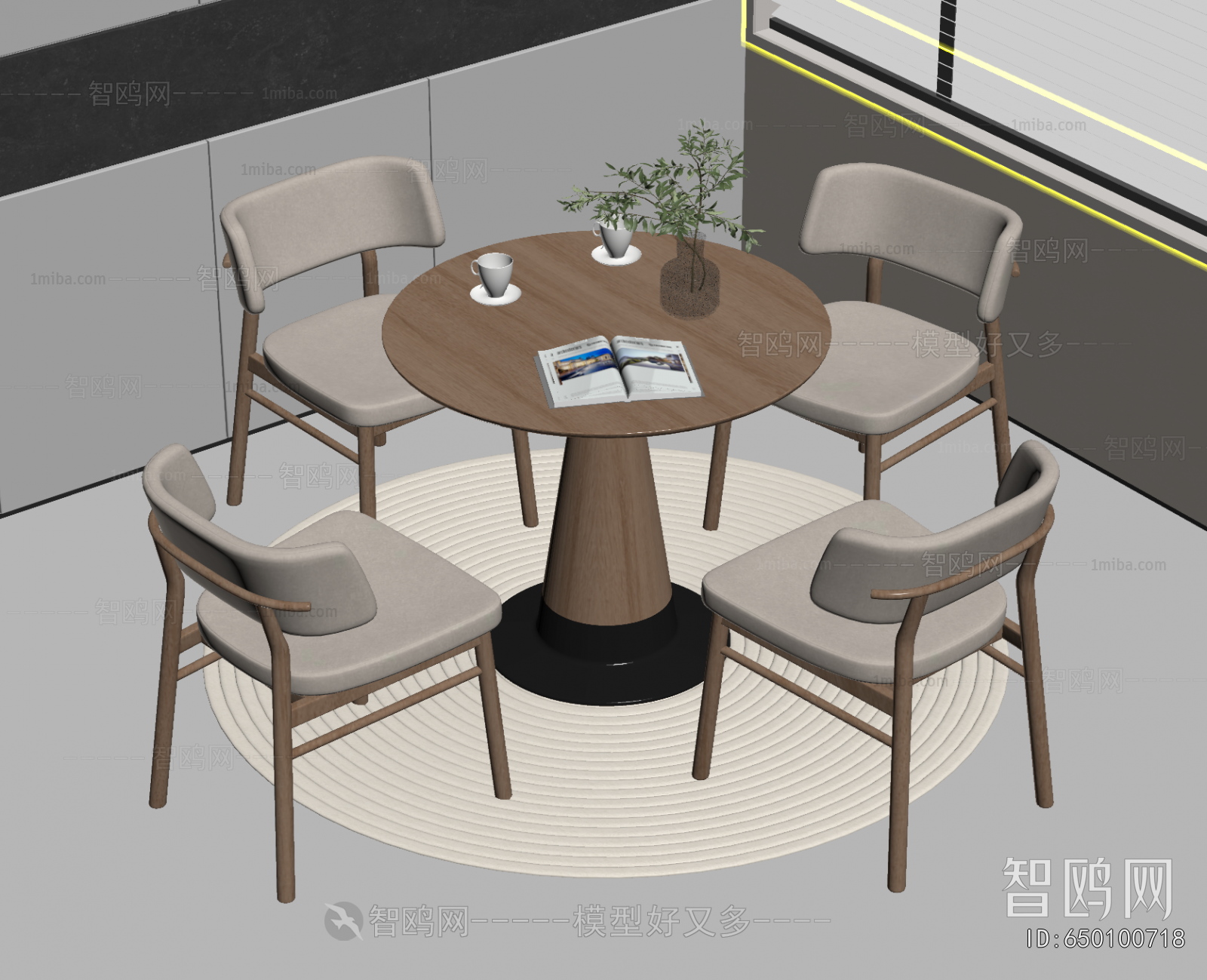 Modern Leisure Table And Chair