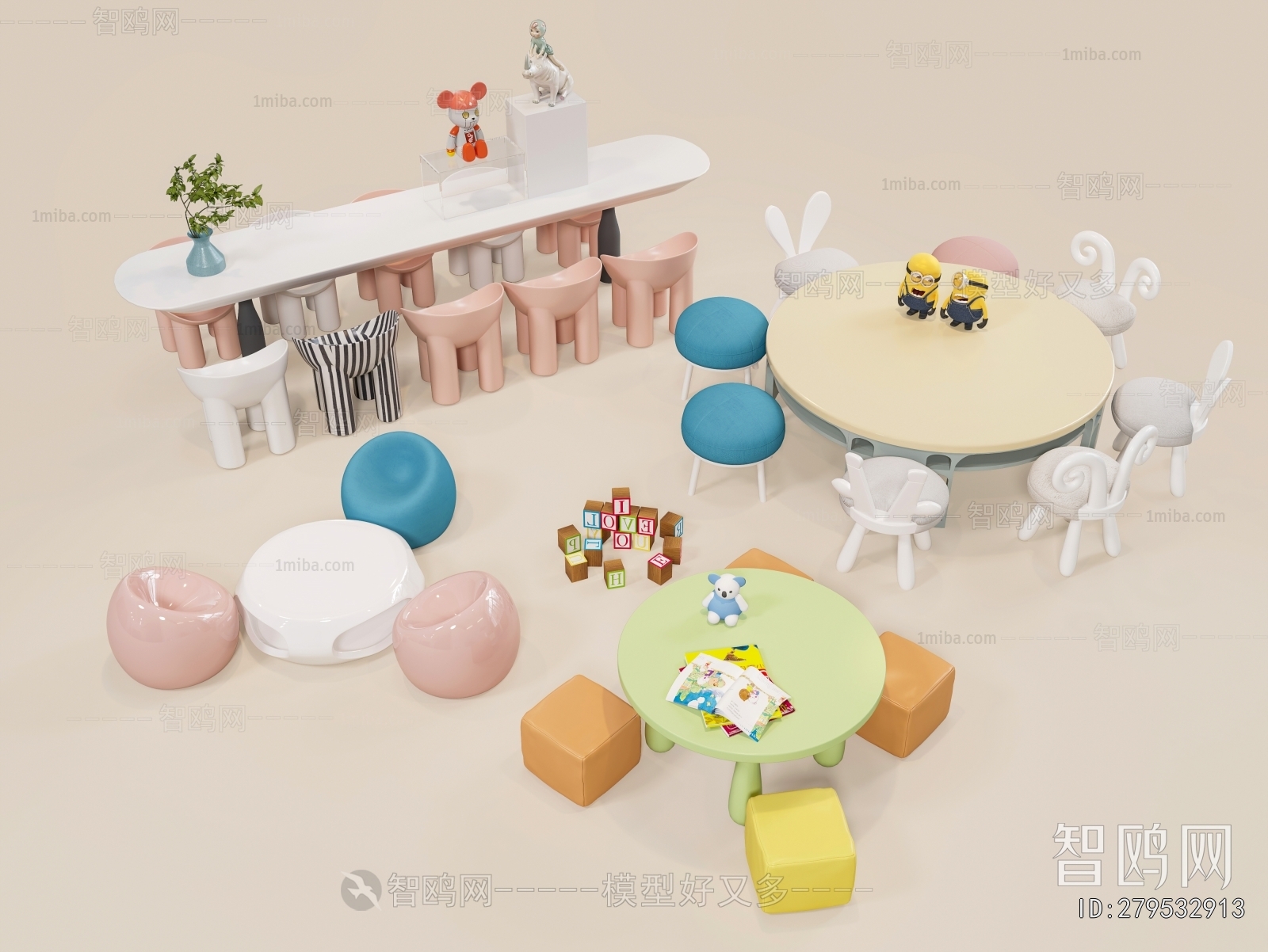 Modern Children's Table/chair