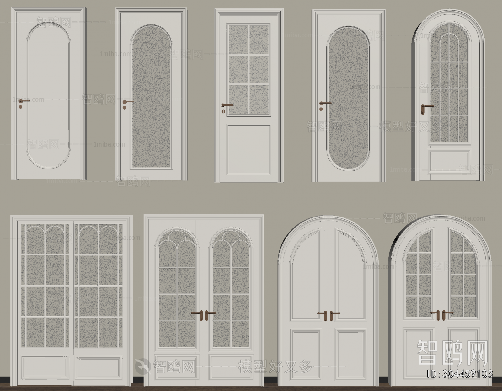 French Style Double Door