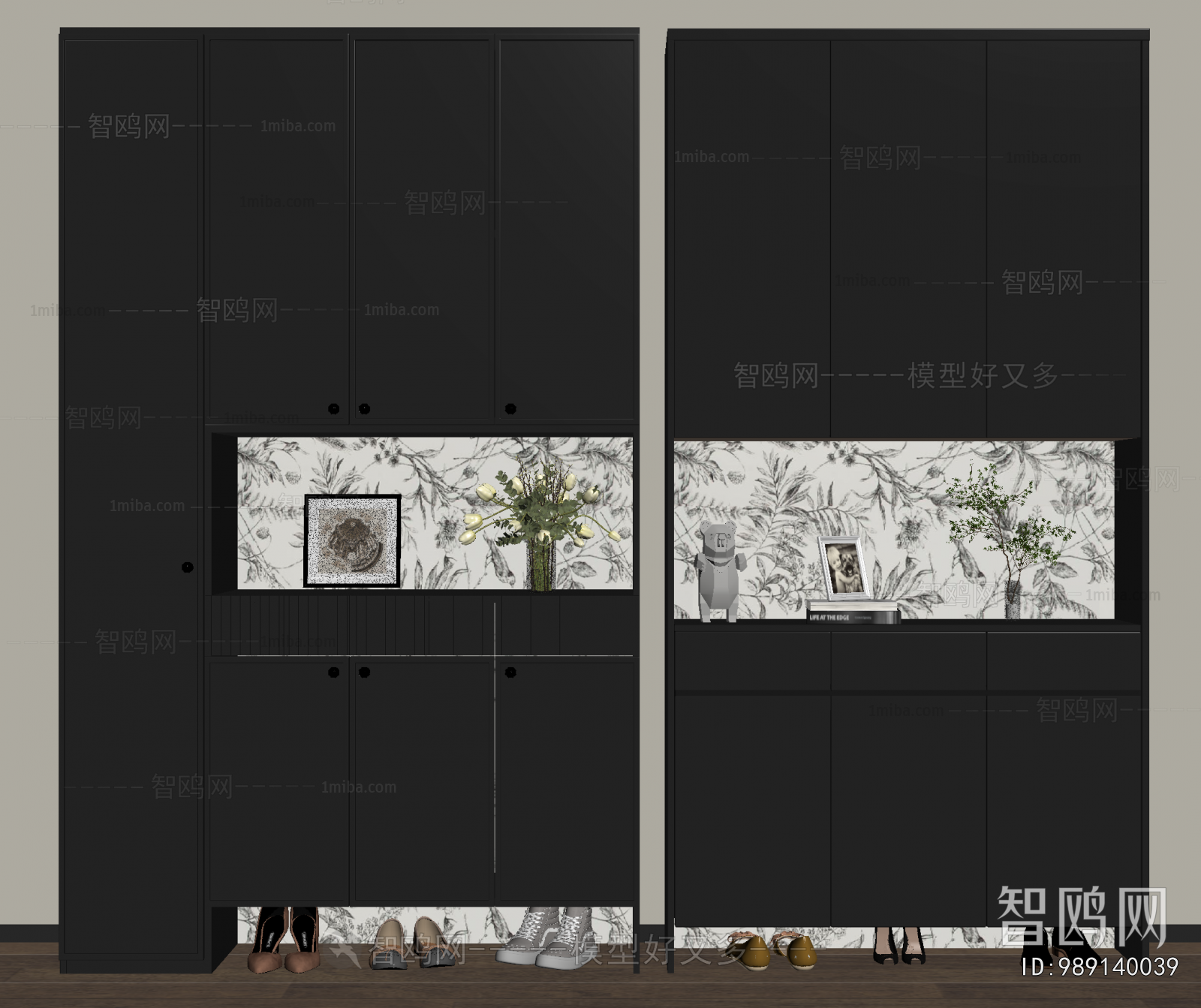 French Style Shoe Cabinet