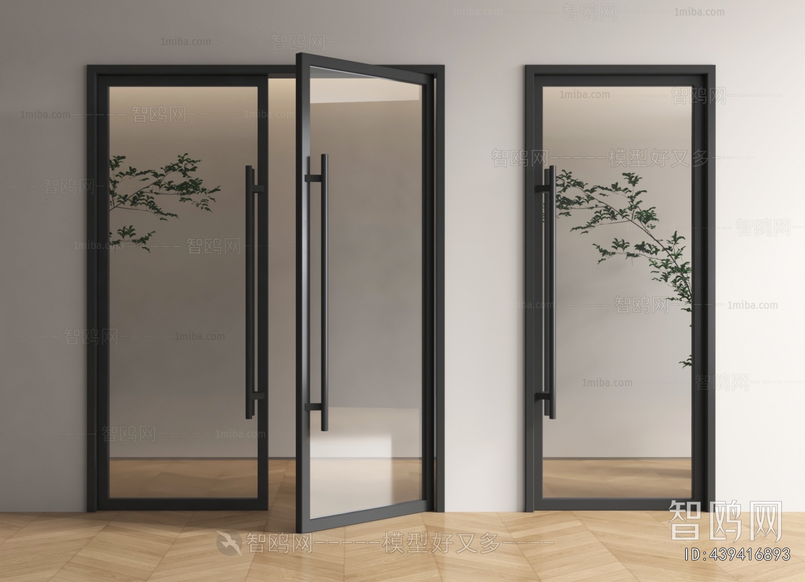 Modern Double Door