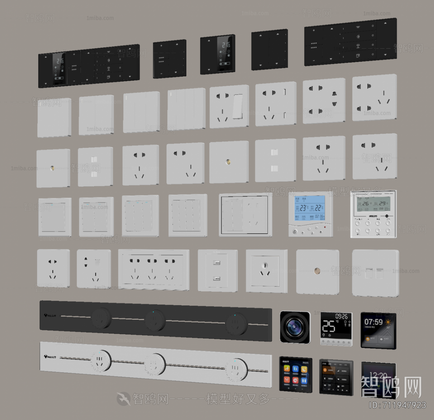 Modern Switch Socket Panel