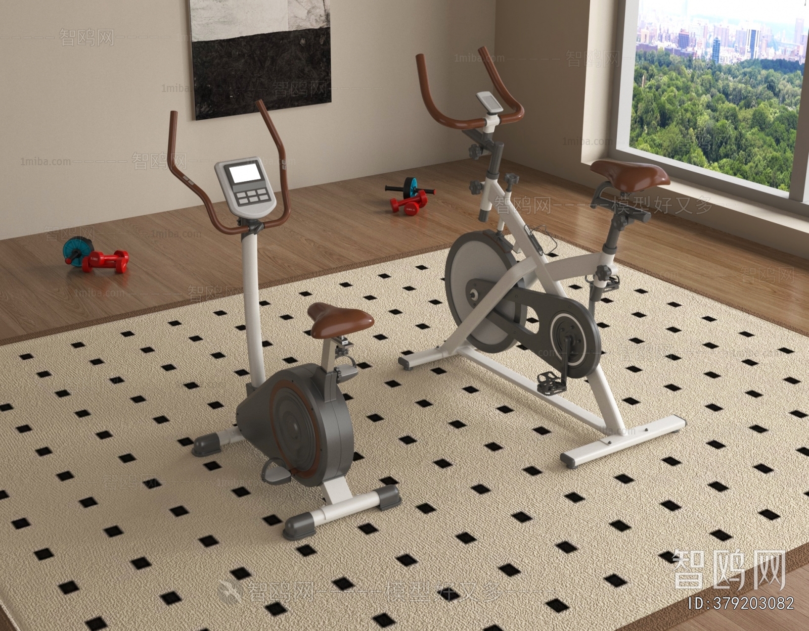 Modern Fitness Equipment