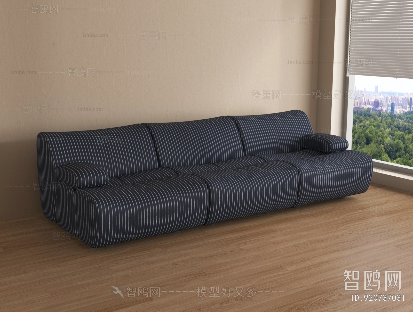Modern Three-seat Sofa