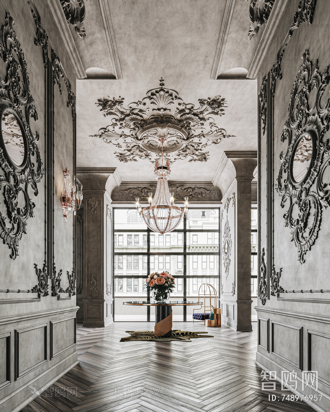 European Style Hallway