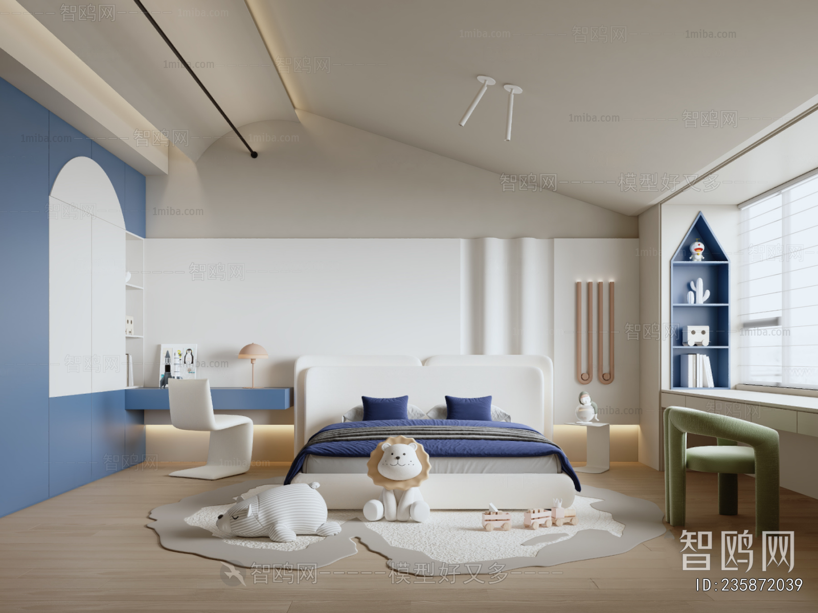 Modern Boy's Room And Son's Room