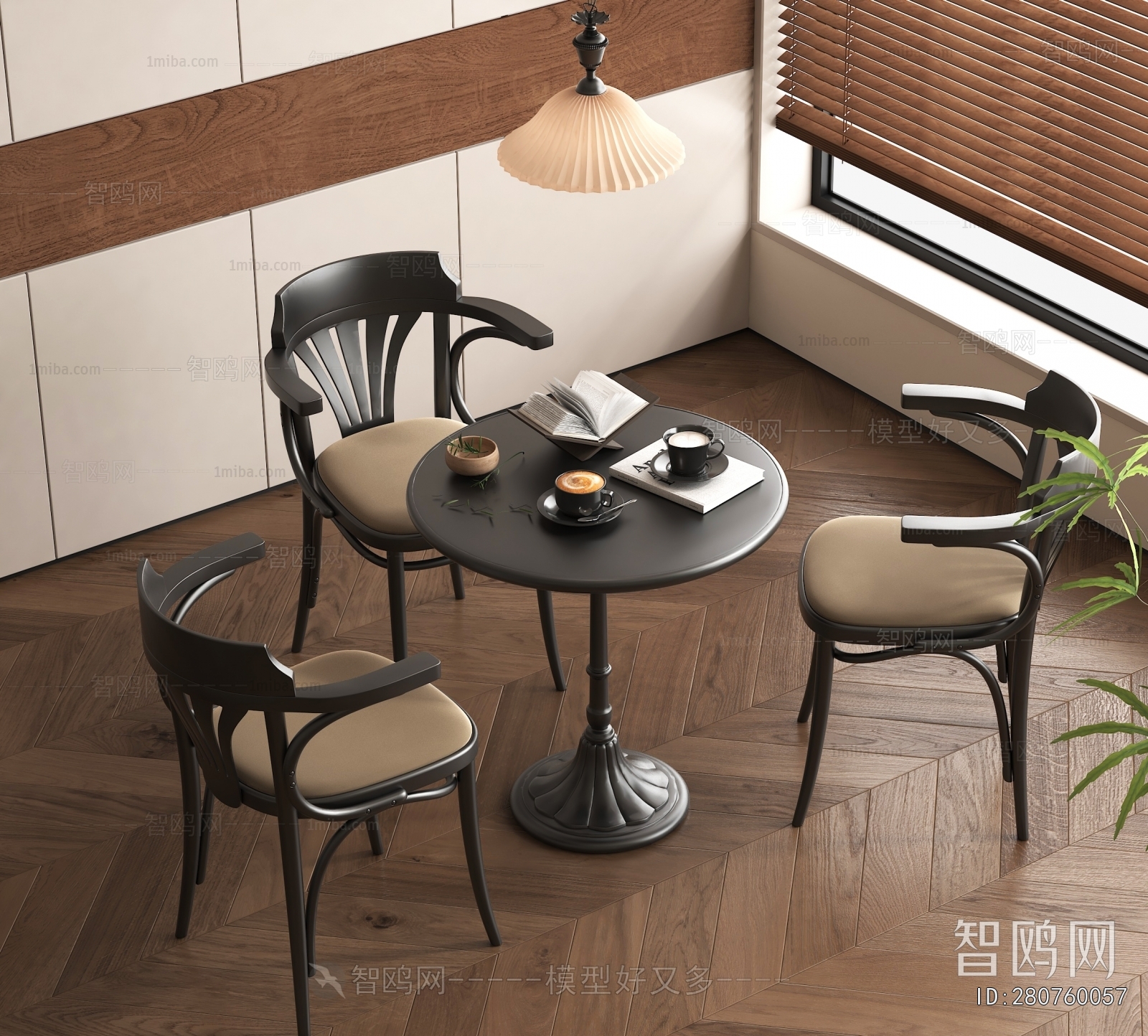 French Style Leisure Table And Chair