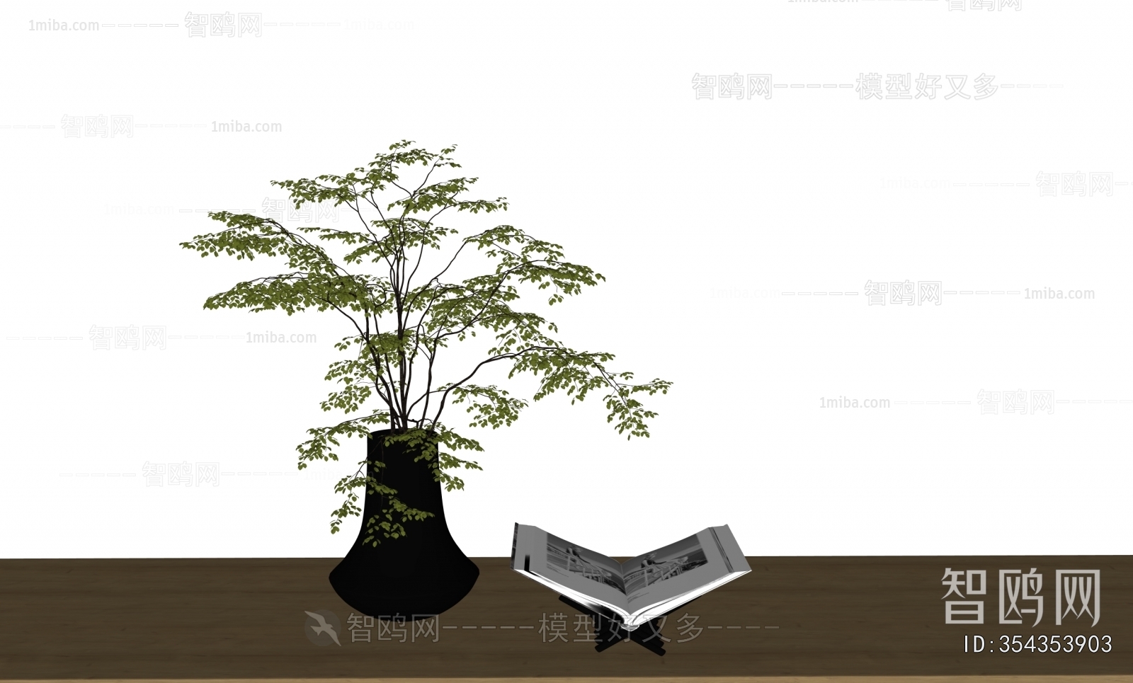 Modern Aquatic Green Plant