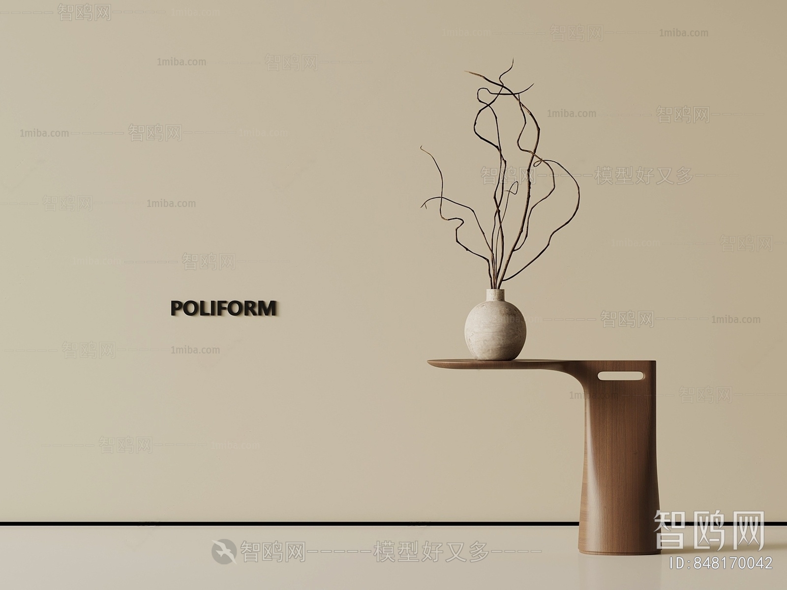 Wabi-sabi Style Dried Branch