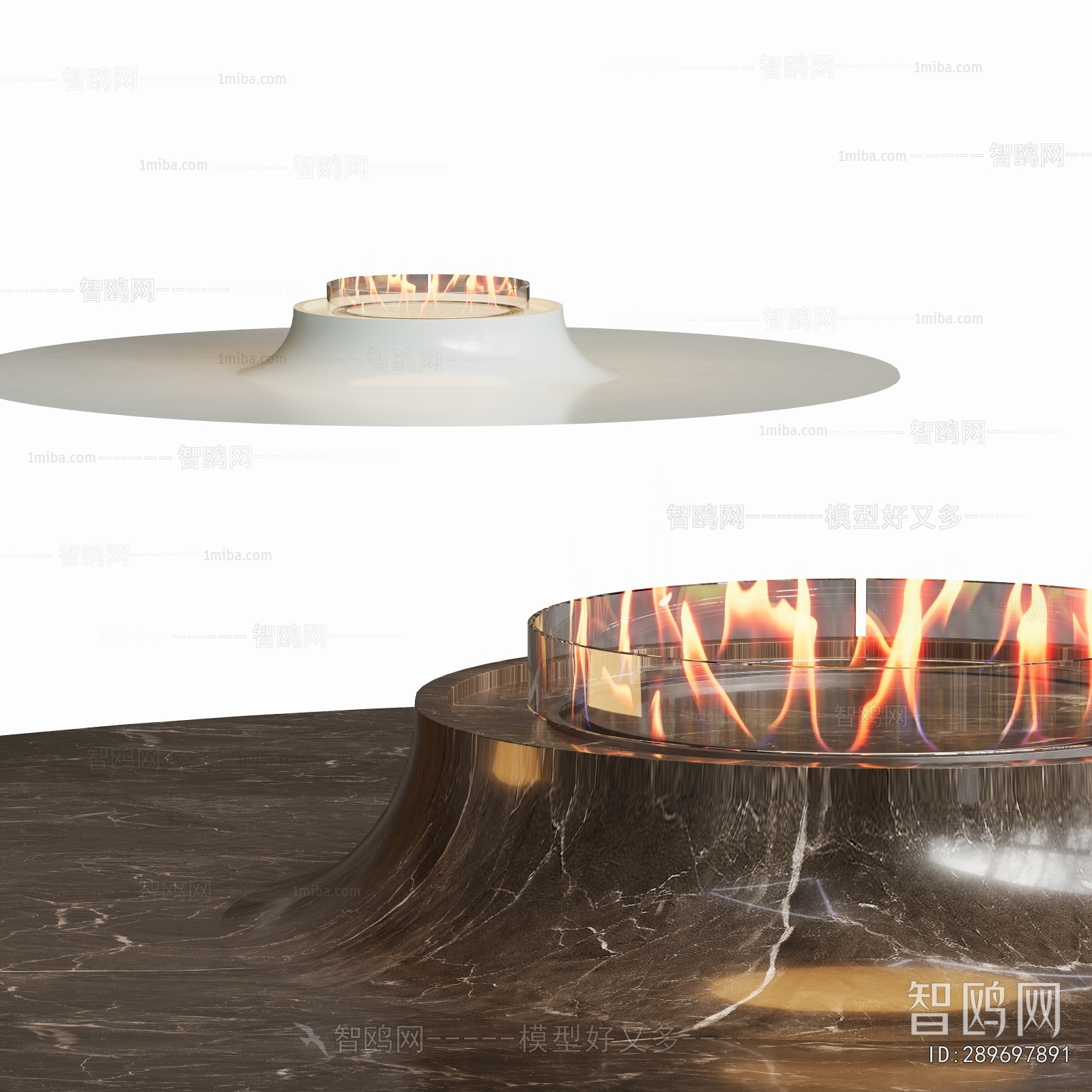 Modern Electronic Fireplace