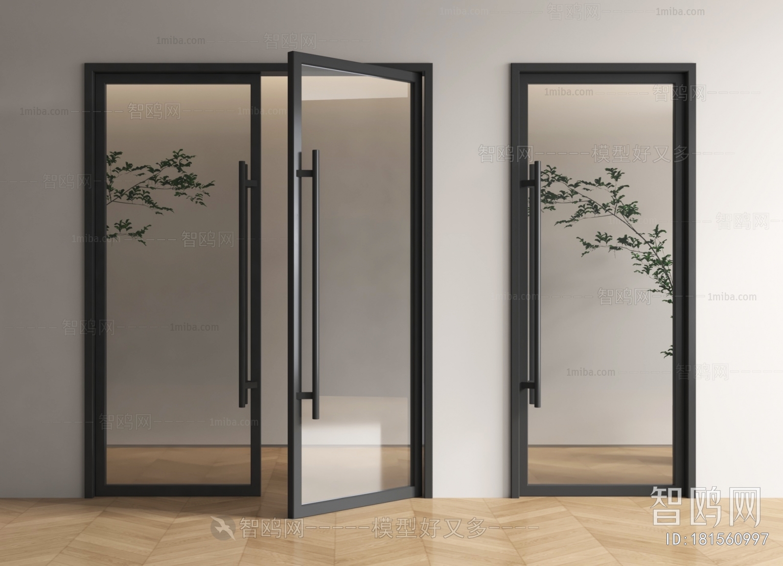 Modern Double Door