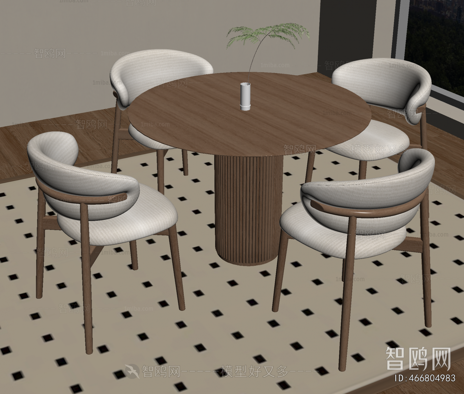 Modern Leisure Table And Chair