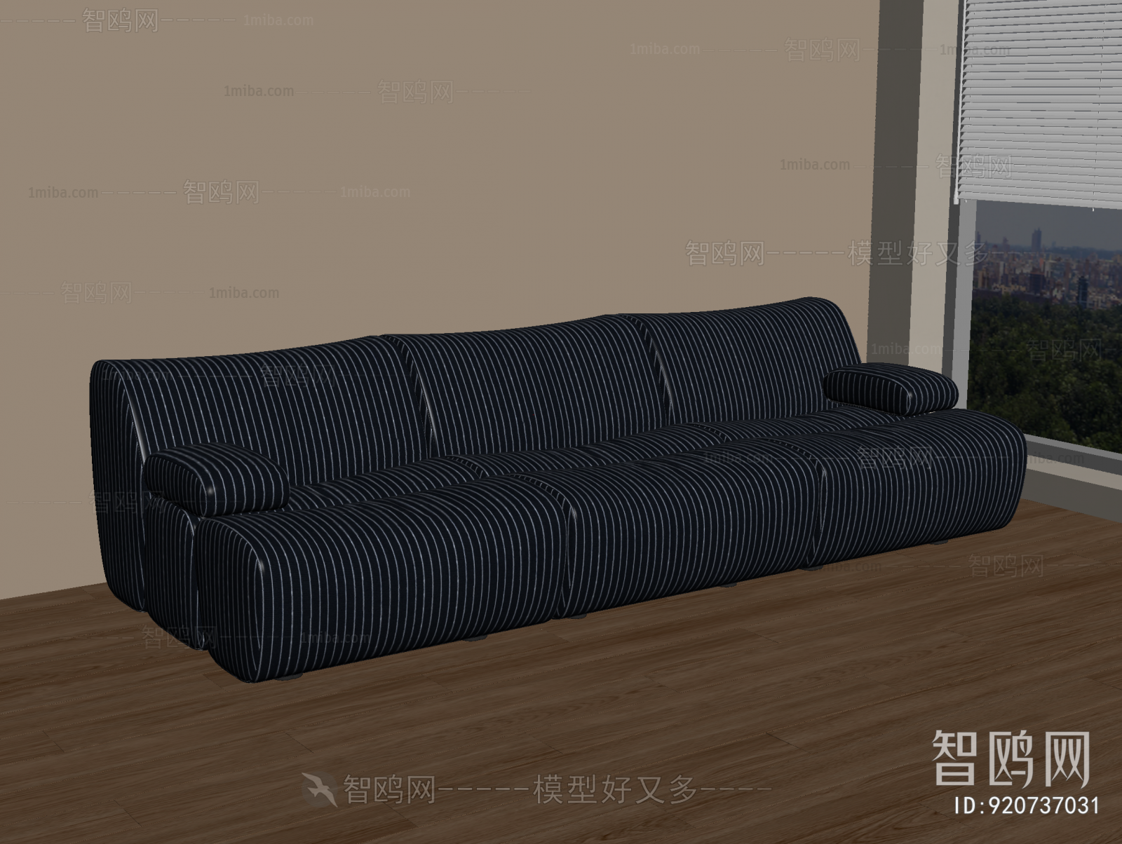 Modern Three-seat Sofa