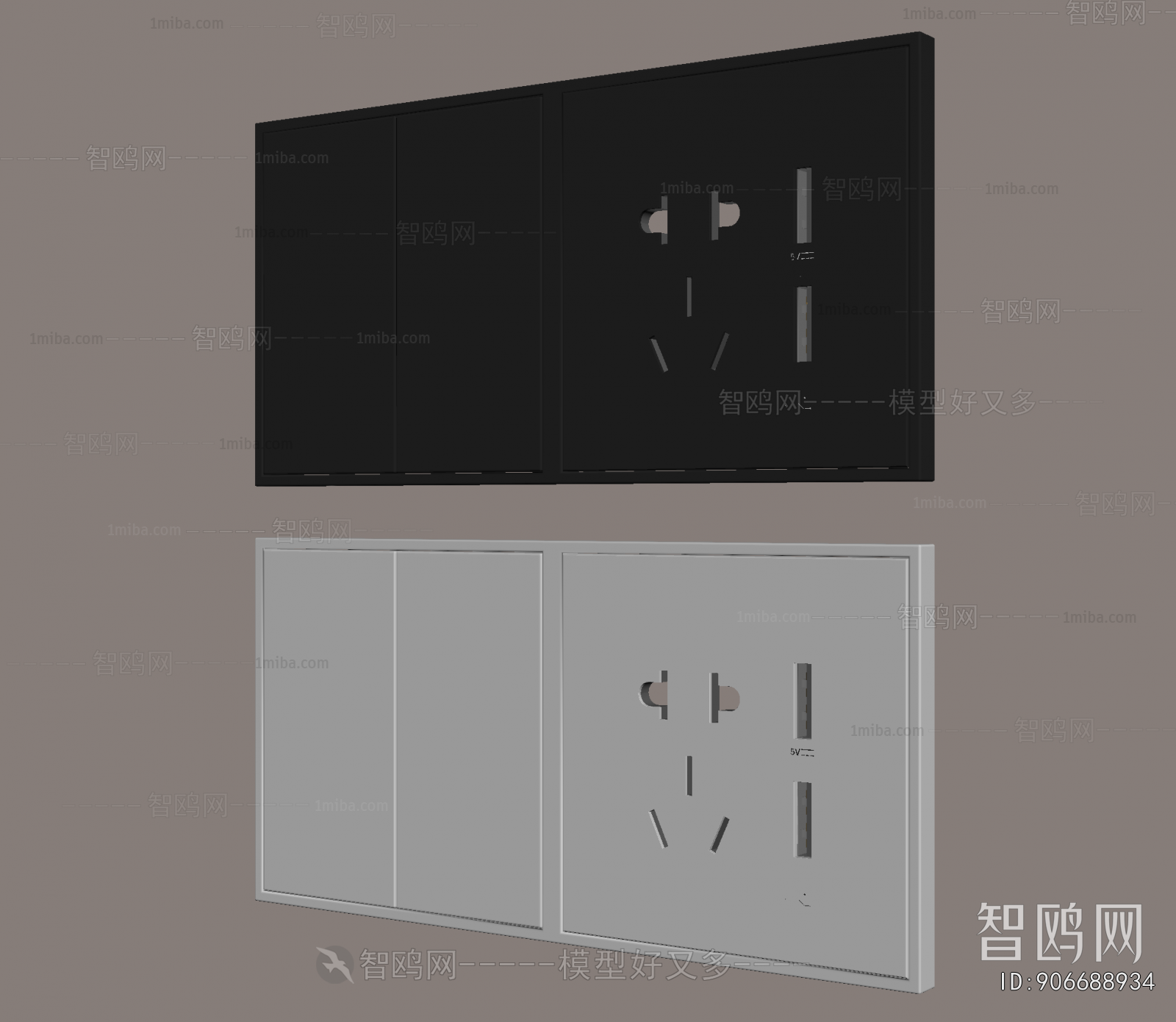 Modern Switch Socket Panel