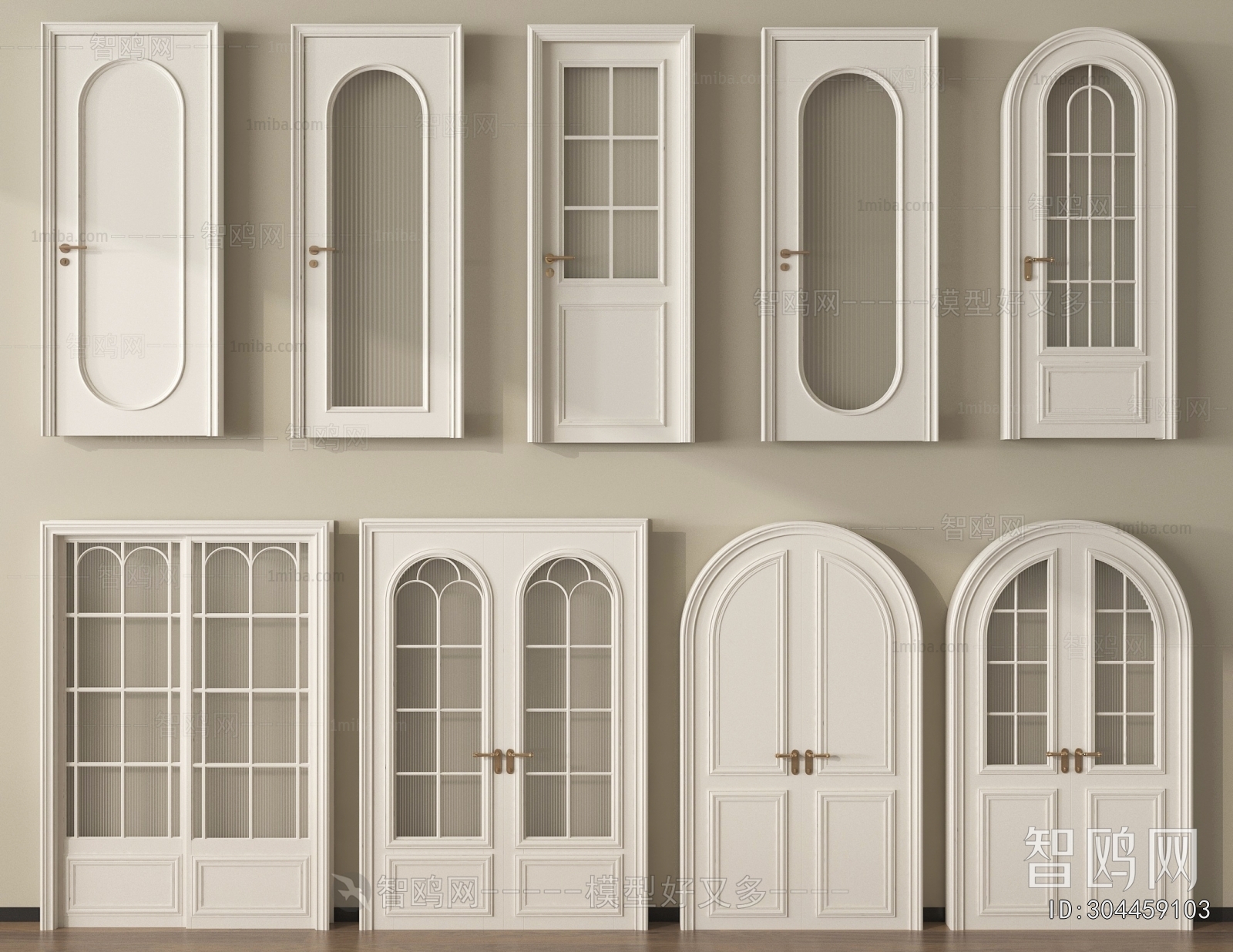 French Style Double Door