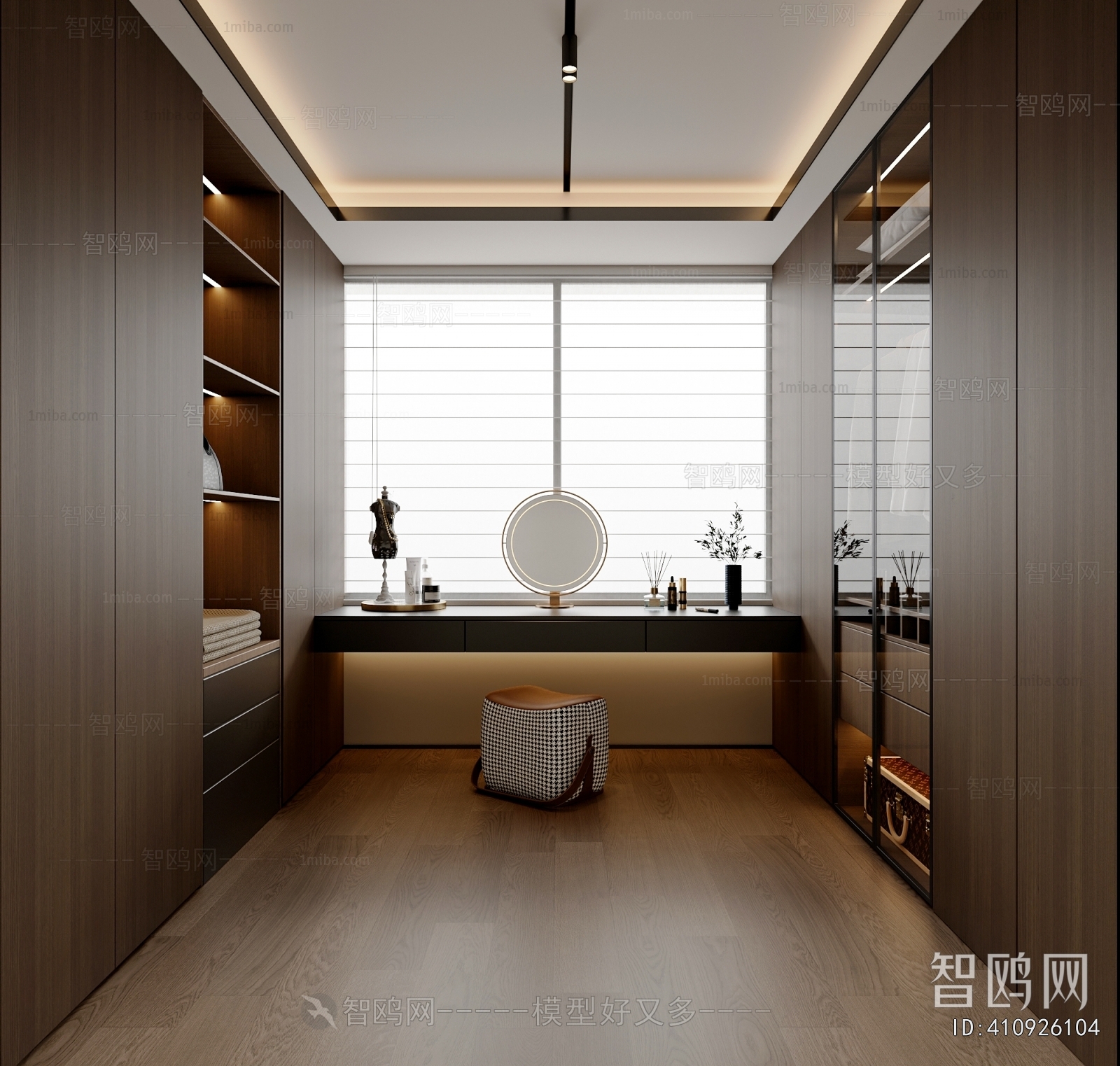 Modern Clothes Storage Area