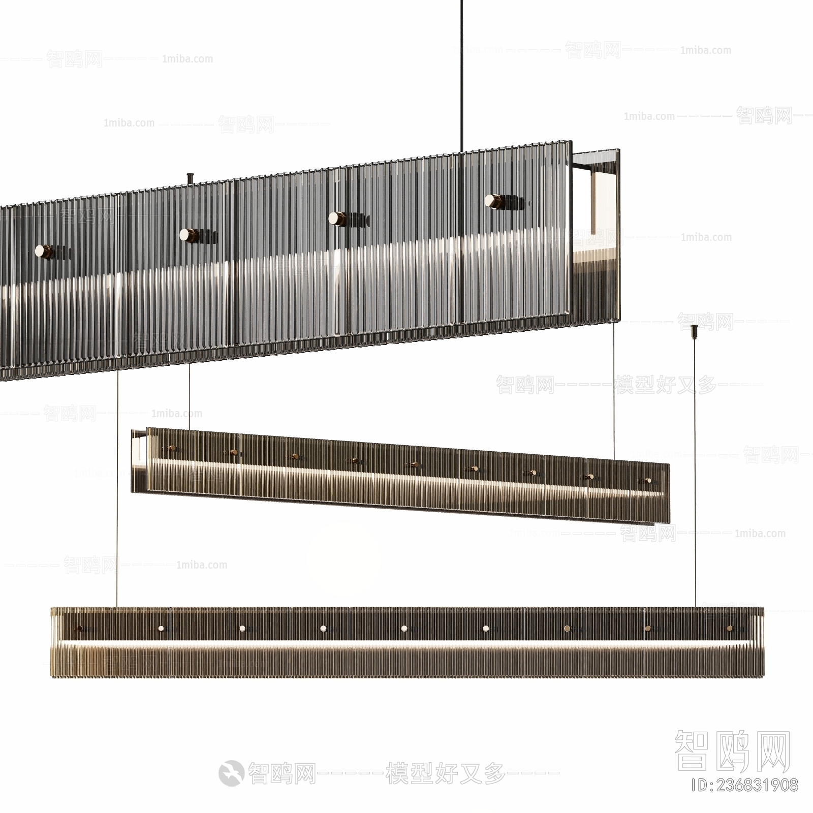 Modern Long Chandelier