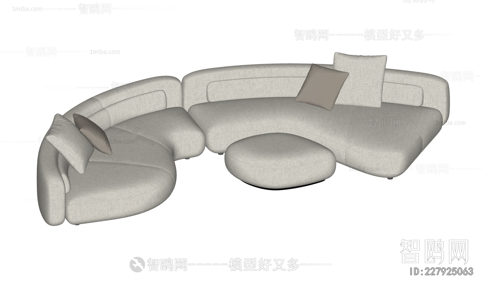 Modern Curved Sofa