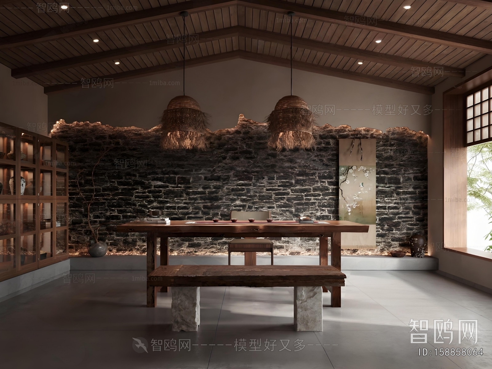 Wabi-sabi Style Tea House